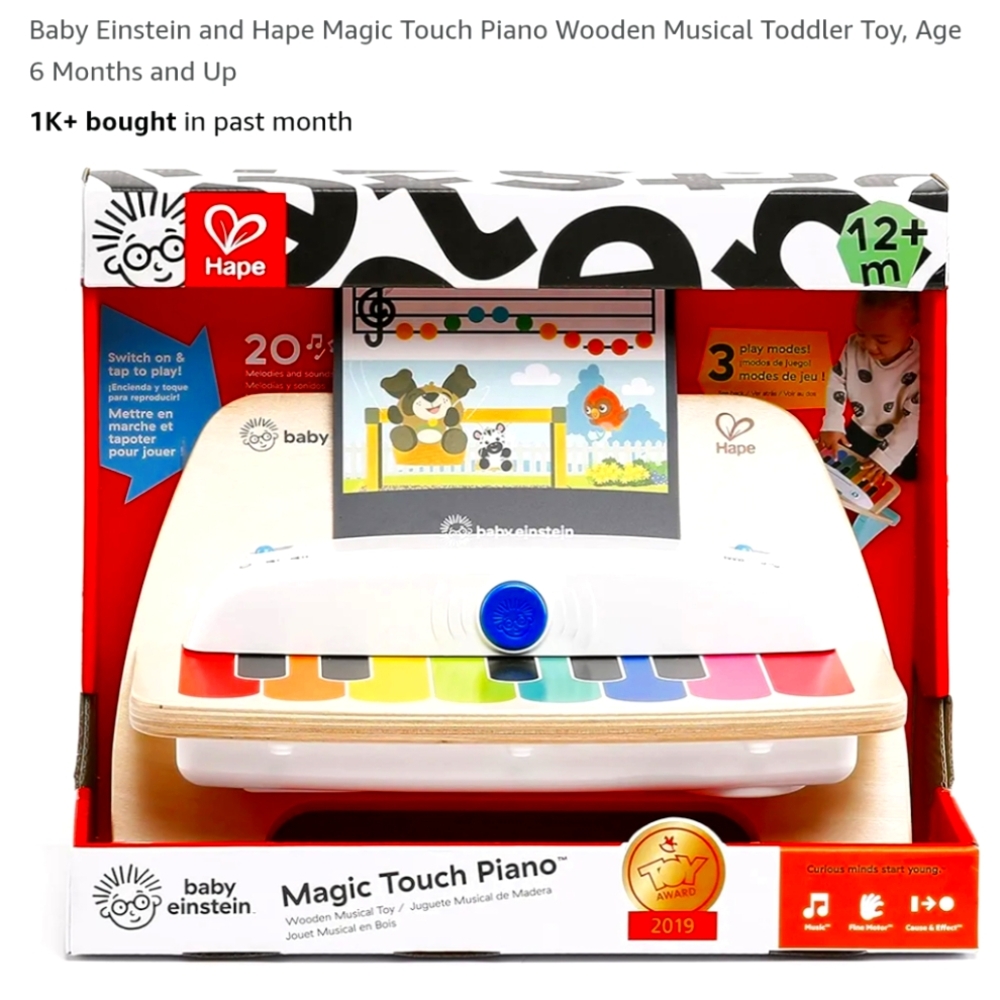 Baby Einstein Magic Touch Piano - Multicolor
